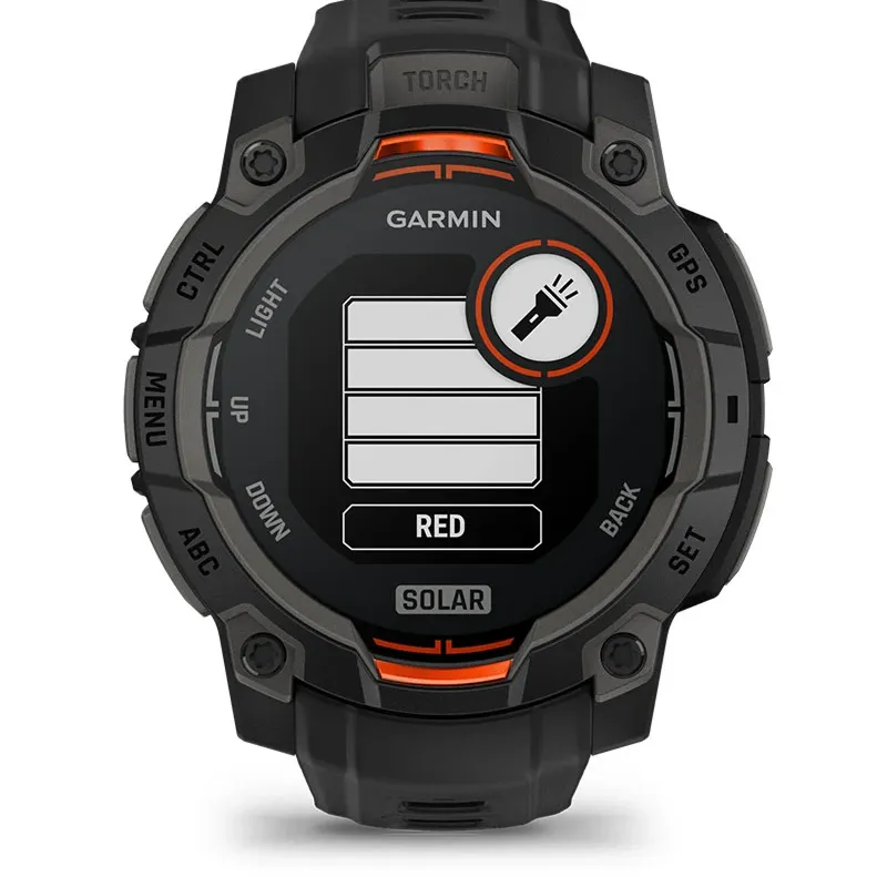 Garmin Instinct 3 Solar Built In Flashlight