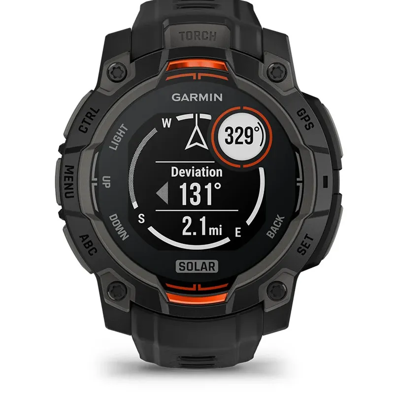 Garmin Instinct 3 Solar Multiband GPS With Satiq