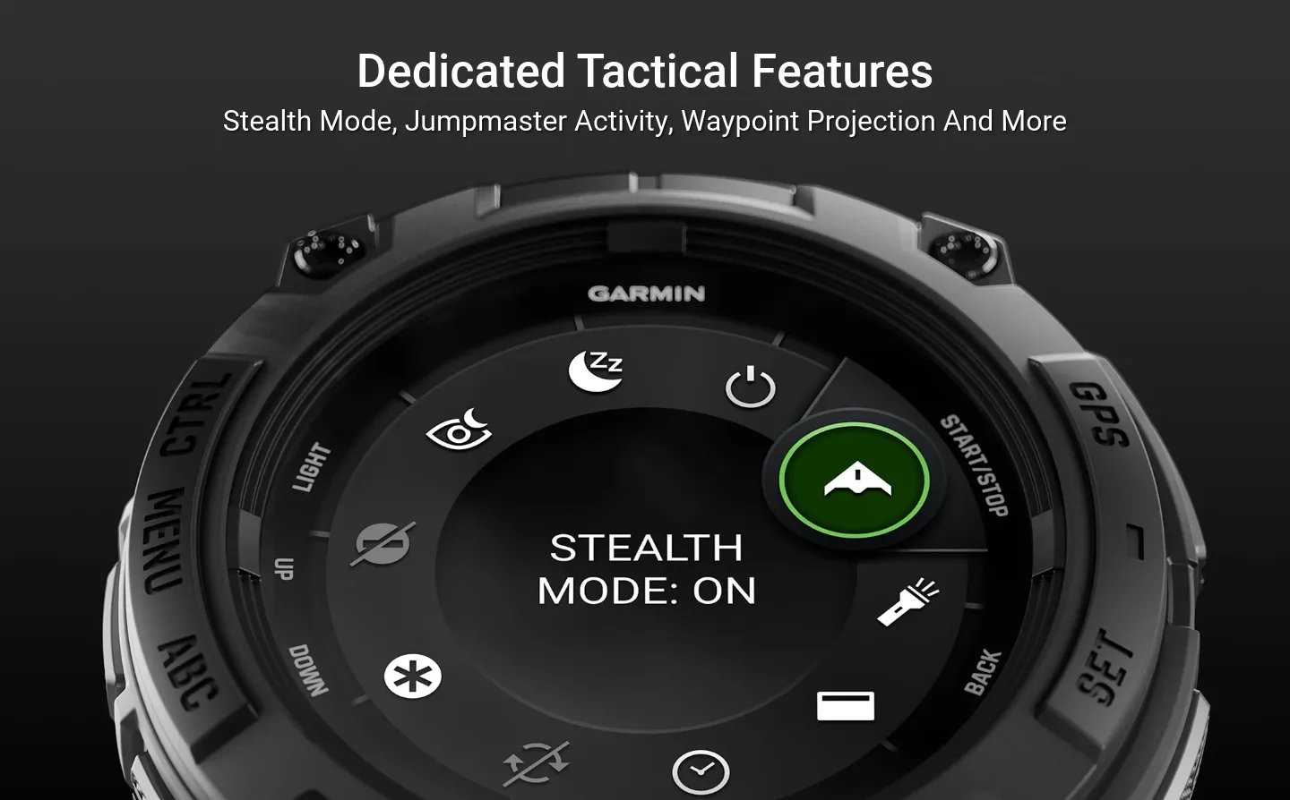 Garmin Instinct 3 Tactical Amoled Stealth Mode Desktop