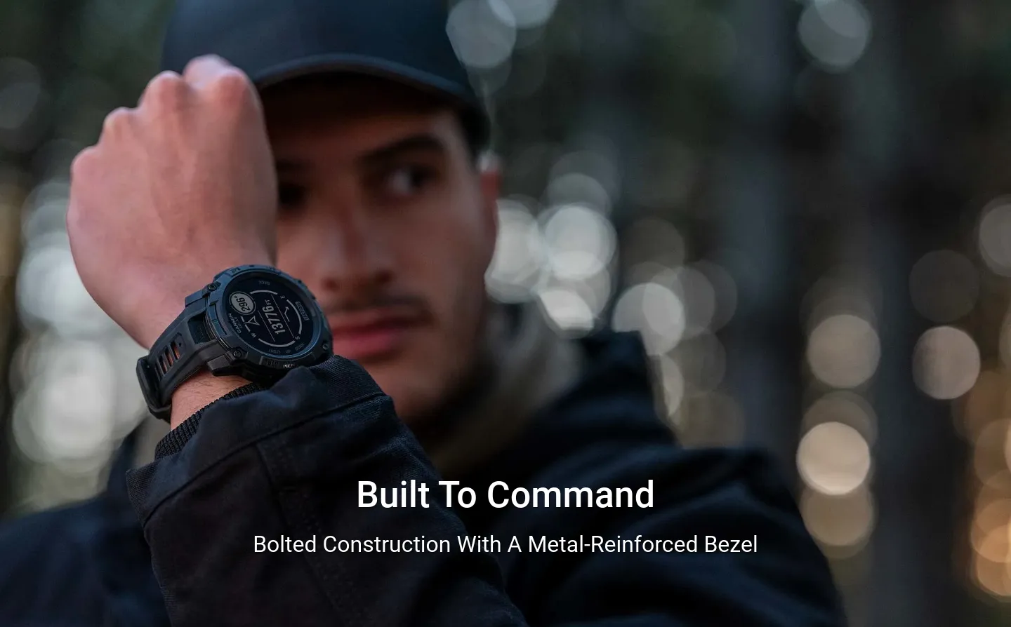 Garmin Instinct 3 Tactical Solar 50mm Metal Bezel Desktop