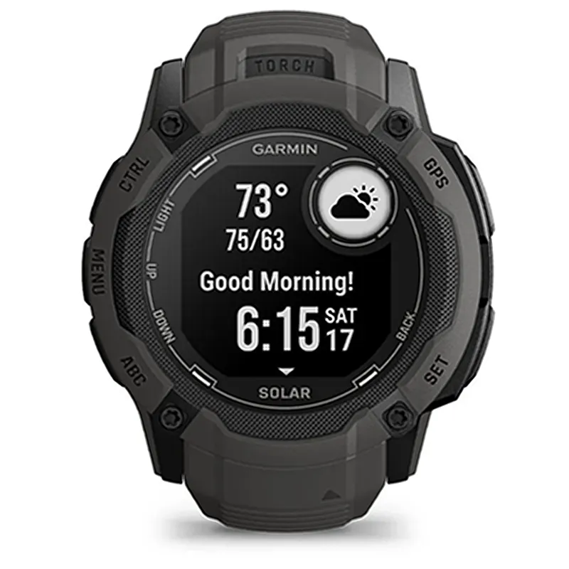 garmin instinct 2x solar morning report