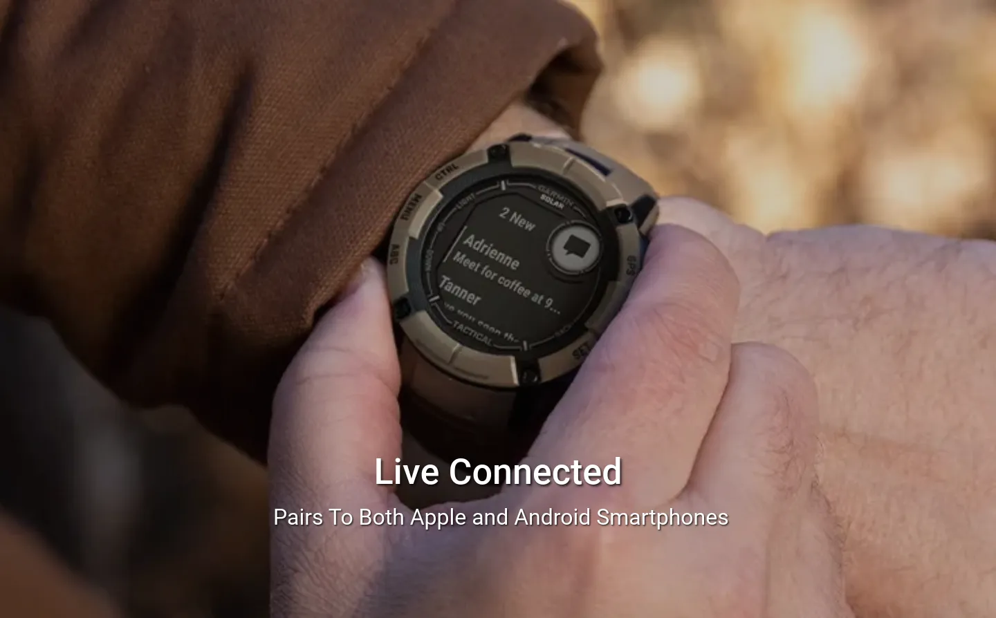 garmin instinct 2x solar tactical connect feature desktop